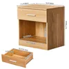 FCH Comodino, con cassetti Tavolino Comodino, 39 x 28 x 41 Anteprima dell’immagine prodotto 2