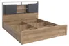 Letto king size HWC-P43, letto matrimoniale con rete a Anteprima dell’immagine prodotto 5