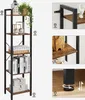 Songmics Regal mit 5 Ebenen vintagebraun, 30x40x153 cm Produktbild-Vorschau 3