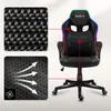 A gaming chair with close-up views of its material and ventilation features. Anteprima dell’immagine prodotto