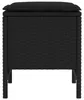 vidaXL Tabourets de jardin, lot de 2, noir, 38 x 38 x 45 Voir les images du produit 5