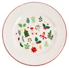BELIANI Sada 12 kusů bílého porcelánového nádobí s glazurou Náhled obrázku produktu 6