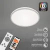 LED Deckenleuchte CCT WiFi Bluetooth App 24W silber Produktbild-Vorschau 5