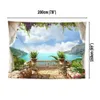 Urlaub Wandteppich Wohnkultur Landschaft Wandteppich Produktbild-Vorschau 3