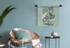 MuchoWow® Wandteppich Wandbehang Motorrad - Rennen - Retro Produktbild-Vorschau 4