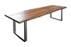 Esstisch Baumkante massiv Akazie nussbaum 240 x 100 silber Produktbild-Vorschau 1