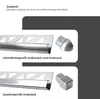 Dalsys Fliesenschiene Eckprofil 2,5m x 12,5mm Edelstahl Produktbild-Vorschau 7