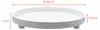 XL decoratief dienblad rond, op voetjes, 38 x 6 cm - wit - Productafbeelding-voorbeeld 2