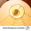 3x30cm Lampions outdoor weiß,3x Batterie LED warmweiß mit Produktbild-Vorschau 4