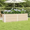 vidaXL Fioriera avorio 160 x 40 x 45 cm acciaio Anteprima dell’immagine prodotto 2
