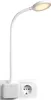 A white LED lamp plugged into a wall socket. Anteprima dell’immagine prodotto