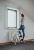 Drabina aluminiowa Drabest, dwustronna, 4 stopnie, 125 kg Podgląd zdjęcia produktu 6