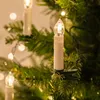 Lights4fun LED Weihnachtsbaum Lichterkette 50 Kerzen creme, Produktbild-Vorschau 6