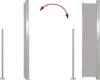 vidaXL Ausziehbare Seitenmarkise 160x500 cm Grau Produktbild-Vorschau 7