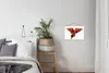 MuchoWow® Textilposter Ara - Vogel - Federn - Weiß 60x40 cm Produktbild-Vorschau 3