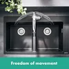 Hansgrohe Focus Mitigeur d'évier chromé avec douchette Voir les images du produit 27