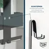 eluno Duschablage für die Glasduschwand, Duschkorb mit 4 Produktbild-Vorschau 6