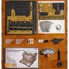ROKR Dřevěné 3D puzzle LK703B, mechanický psací stroj jako Náhled obrázku produktu 4