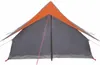 vidaXL Familienzelt mit Dach Grau und Orange 315 x 286 x Produktbild-Vorschau 6