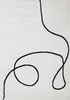 Tapis de salon moderne One-Line crème/noir design Voir les images du produit 4