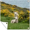 MuchoWow® 100x100 cm Outdoor-Poster Gartendeko Sichtschutz Produktbild-Vorschau 1