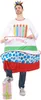 Lustiges Geburtstagskuchen Kostüm bunt - Einheitsgröße (42) Produktbild-Vorschau 1