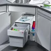Hailo Rohový odpadkový koš 3645221 Rondo Comfort s dvojitým Náhled obrázku produktu 15