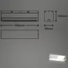 LED Bad Wandleuchte, chrom, IP44, LED-Modul, 8 Watt Produktbild-Vorschau 7
