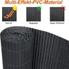 YARDIN PVC Privacy Mat Soukromí Plot Balkonová zástěna 90 x Náhled obrázku produktu 12