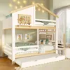 Flieks Etagenbett 90x200cm mit Ausziehbett, Kinderbett Produktbild-Vorschau 2