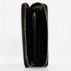 An open black wallet on a white background. Produktbild-Vorschau