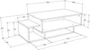 VCM Holz Couchtisch | Sofatisch mit ausreichend Stauraum | Produktbild-Vorschau 4