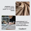 GAUBERT Accappatoio unisex in pile con cappuccio, extra Anteprima dell’immagine prodotto 8