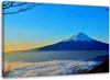 Leinwandbild berg fuji in blau 100x70 cm Feeby blau Produktbild-Vorschau 1