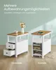 VASAGLE Beistelltisch, Nachttisch mit Steckdosenleiste, 2 Produktbild-Vorschau 2