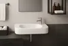 Hänge-Waschbecken Breite 70cm x 27cm Uno81H Armaturloch Produktbild-Vorschau 2