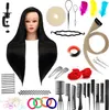 Zestaw główka treningowa Ilsa 60 Black, włos syntetyczny + Podgląd zdjęcia produktu 1