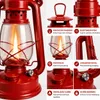 Sturmlaterne 2er Set Öllampe Petroleumlampe Camping Laterne Produktbild-Vorschau 4