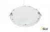 A white, round LED ceiling light is shown against a white background. Produktbild-Vorschau