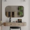 AX LIVING Coiffeuse Halay chene Cremona 2 tiroirs avec Voir les images du produit 4