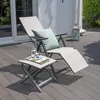 Krzesło ogrodowe VAN-8625, aluminiowe, z podnóżkiem, Podgląd zdjęcia produktu 11