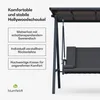 Blumfeldt Stabiler Hängesessel, Gartenmöbel für bis zu 3 Produktbild-Vorschau 2