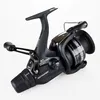 A black fishing reel is shown against a white background. Anteprima dell’immagine prodotto