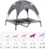 vidaXL Chaise longue pour chien avec toit Anthracite Tissu Voir les images du produit 9