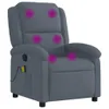 A gray massage chair with purple circles indicating massage points. Podgląd zdjęcia produktu