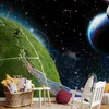Vlies Fototapete - Space match 150x105 cm Für Kinder Produktbild-Vorschau 1