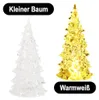 com-four® 2-teiliges Deko-Tannenbaum-Set aus Acryl mit Produktbild-Vorschau 4