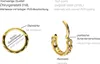 Ohrpiercing, Nasenpiercing, Septum Piercing Chirurgenstahl Produktbild-Vorschau 4