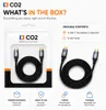 Co2 Kábel Usb-C Rýchle Nabíjanie Thunderbolt 3 10Gbps 100W Náhľad obrázku produktu 20