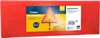 The image shows the red plastic case of a car's warning triangle. Anteprima dell’immagine prodotto
